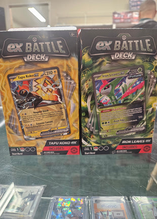 Pokemon Tapu Koko/Iron Leaves EX Battle deck