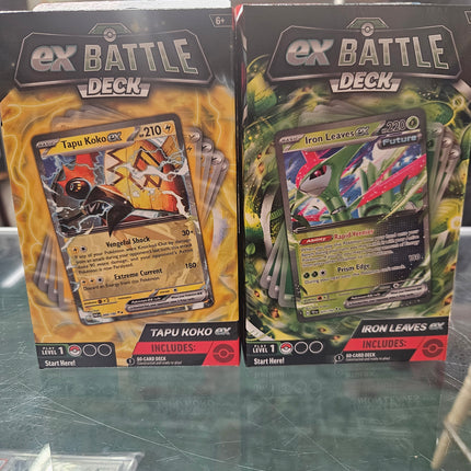 Pokemon Tapu Koko/Iron Leaves EX Battle deck