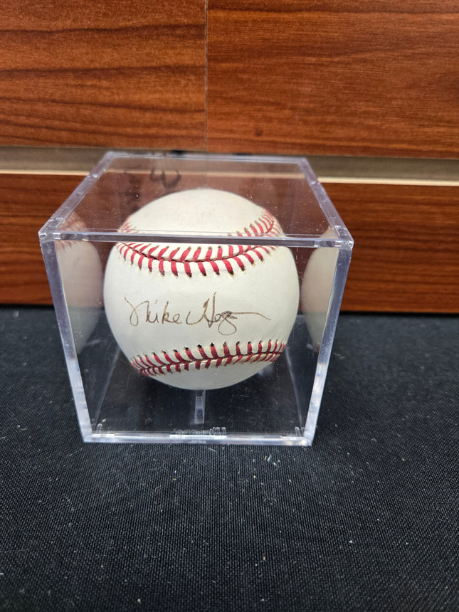 MEM Mike Hegan Signed Baseball