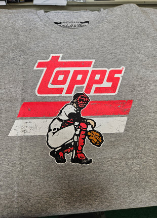 Topps Heritage Grey Stripe Catcher T Shirt