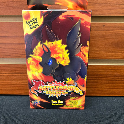 Neopets Battledome Fire Uni Starter Deck
