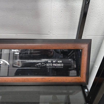 MEM Juan Soto Signed Bat Soto Pacheco Black Player Model 34” COA