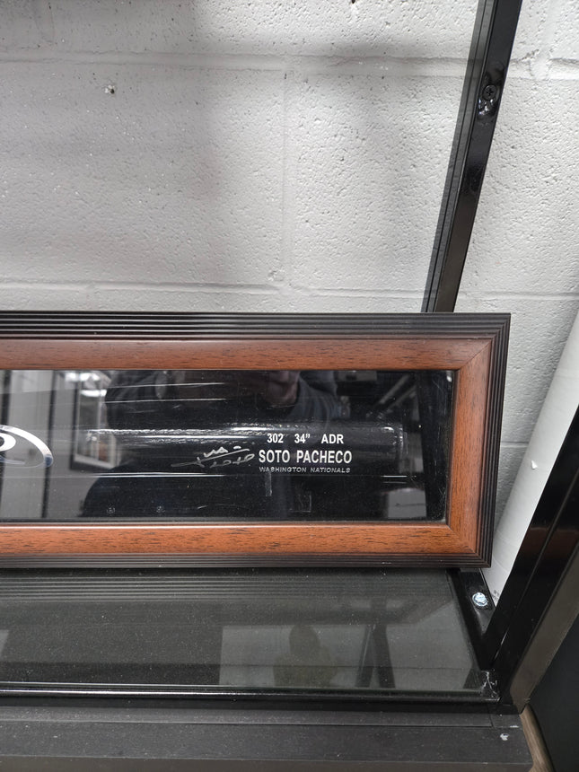 MEM Juan Soto Signed Bat Soto Pacheco Black Player Model 34” COA