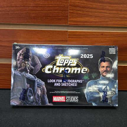 MCU 2025 Topps Chrome Marvel Studios Hobby Box