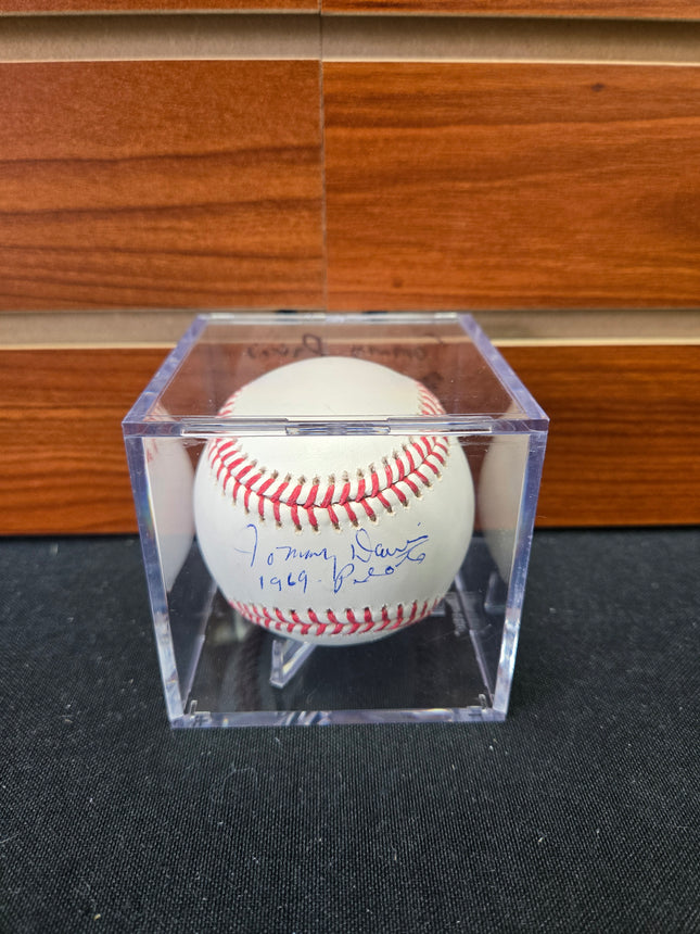 MEM Tommy Davis Signed Baseball