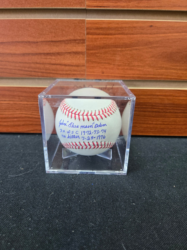 MEM John Odom Signed Baseball