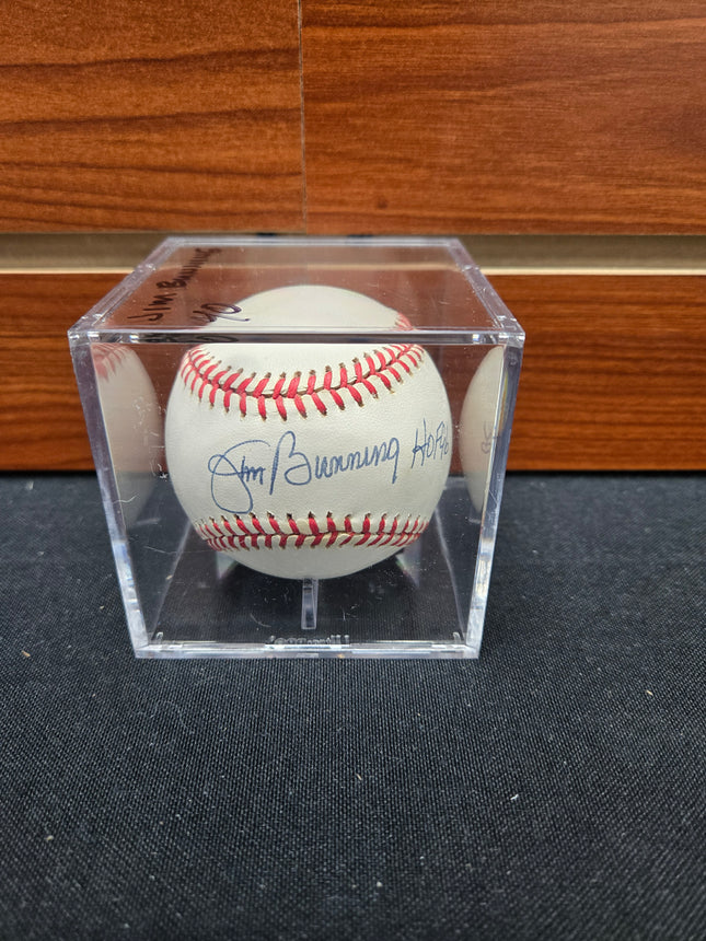 MEM Jim Bunning Signed Baseball
