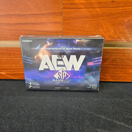 AEW 2025 SP Game Used Hobby Box