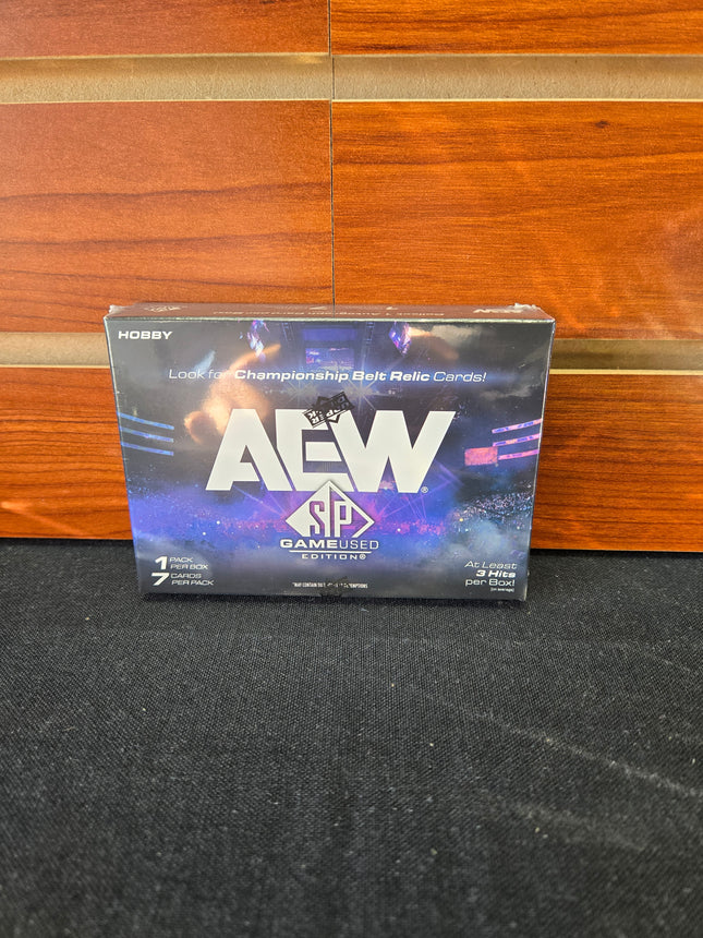 AEW 2025 SP Game Used Hobby Box