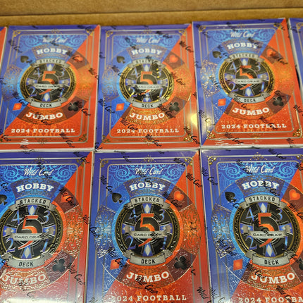 NFL 2024 Wildcard 5 Card Draw Stacked Deck Jumbo Box