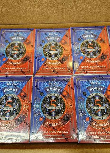 NFL 2025 Wildcard 5 Card Draw Stacked Deck Jumbo Box