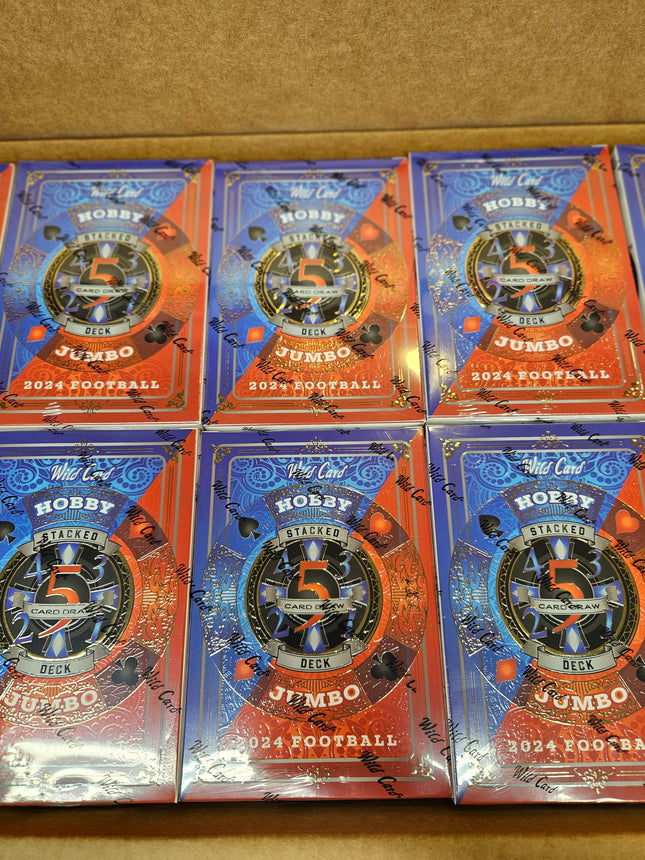 NFL 2024 Wildcard 5 Card Draw Stacked Deck Jumbo Box