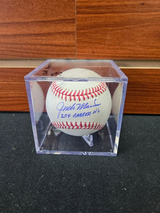 MEM Jack Morris Signed Baseball
