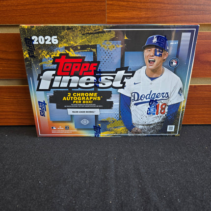 MLB 2026 Topps Finest Baseball Hobby Box