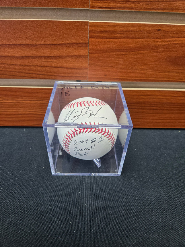 MEM Matt Bush Signed Baseball