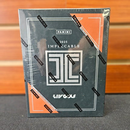 Golf 2025 Panini Impeccable LIV Golf Box