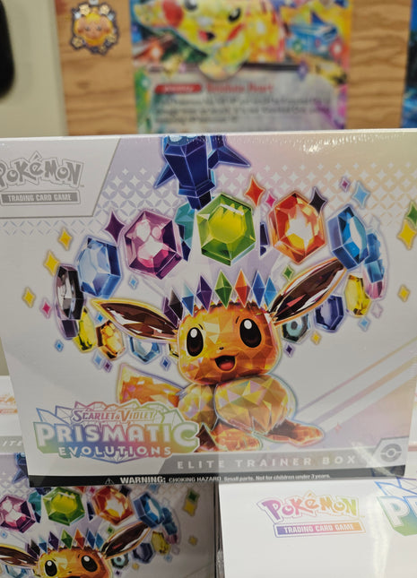 Pokemon Prismatic Evolutions ETB Elite Trainer Box