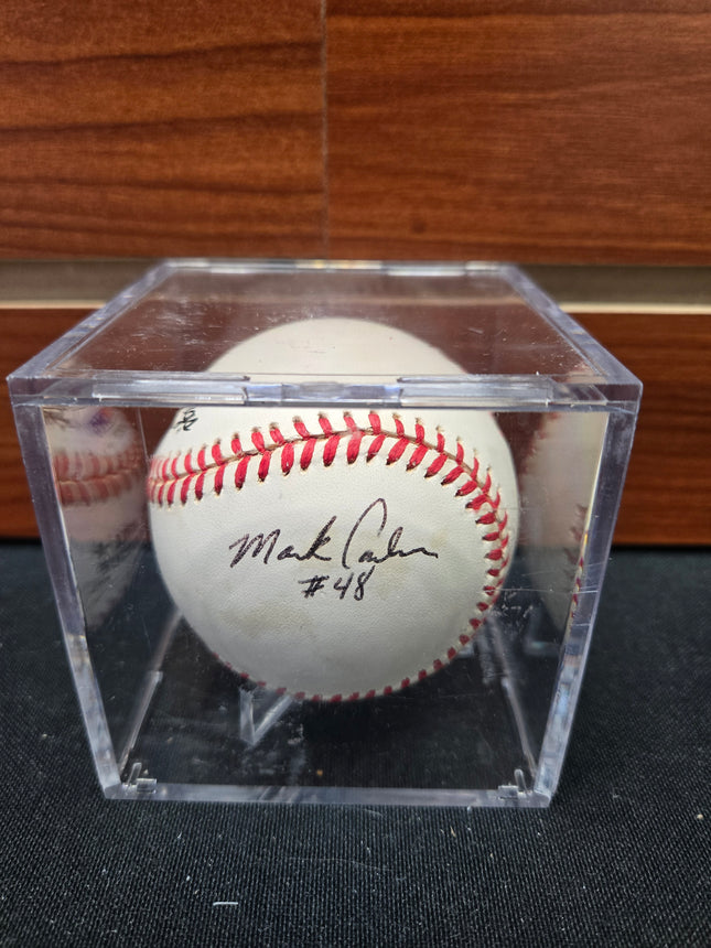 MEM Mark Carlson Signed Baseball
