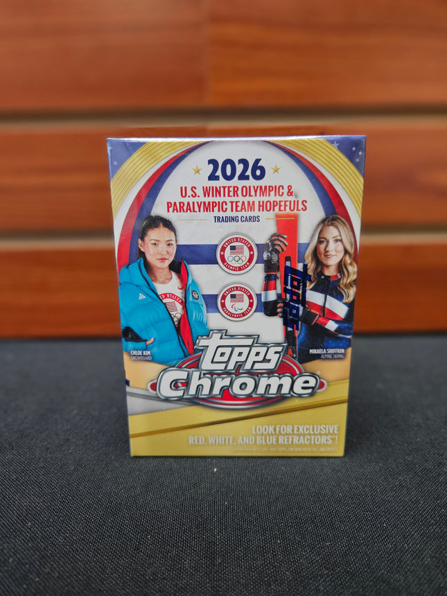 Multi 2026 Topps Chrome US Winter Olympics & Paralympic Hopefuls Value Box