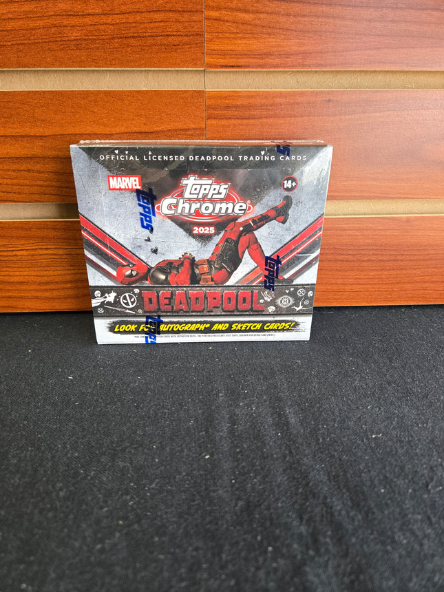 MCU 2025 Topps Chrome Marvel Deadpool Hobby Box