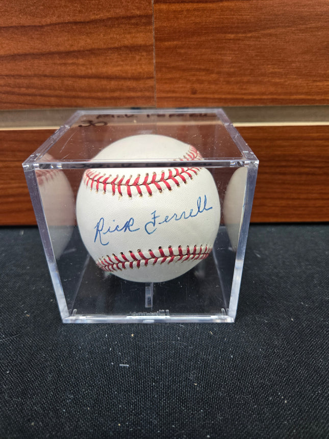 MEM Rick Ferrell Signed Baseball