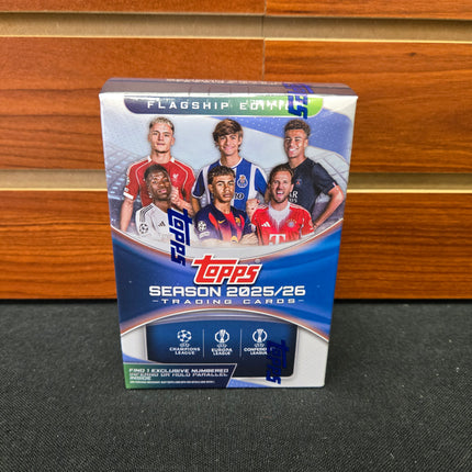 Soccer 2025-26 Topps UEFA Club Competitions Flagship Value Box