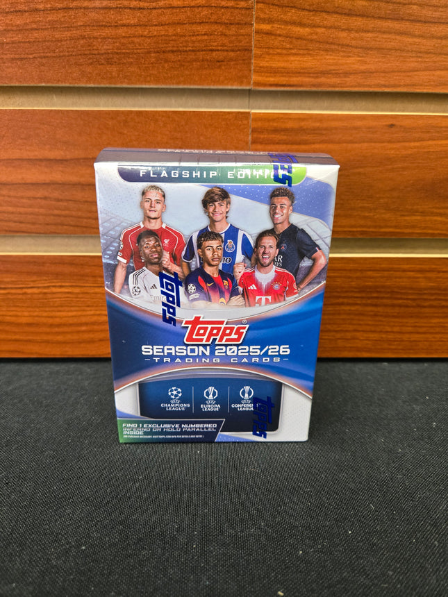 Soccer 2025-26 Topps UEFA Club Competitions Flagship Value Box