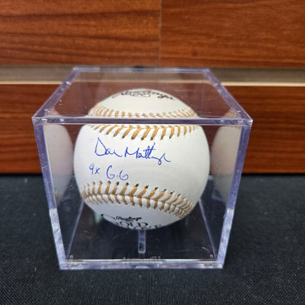 MEM Don Mattingly Signed Baseball
