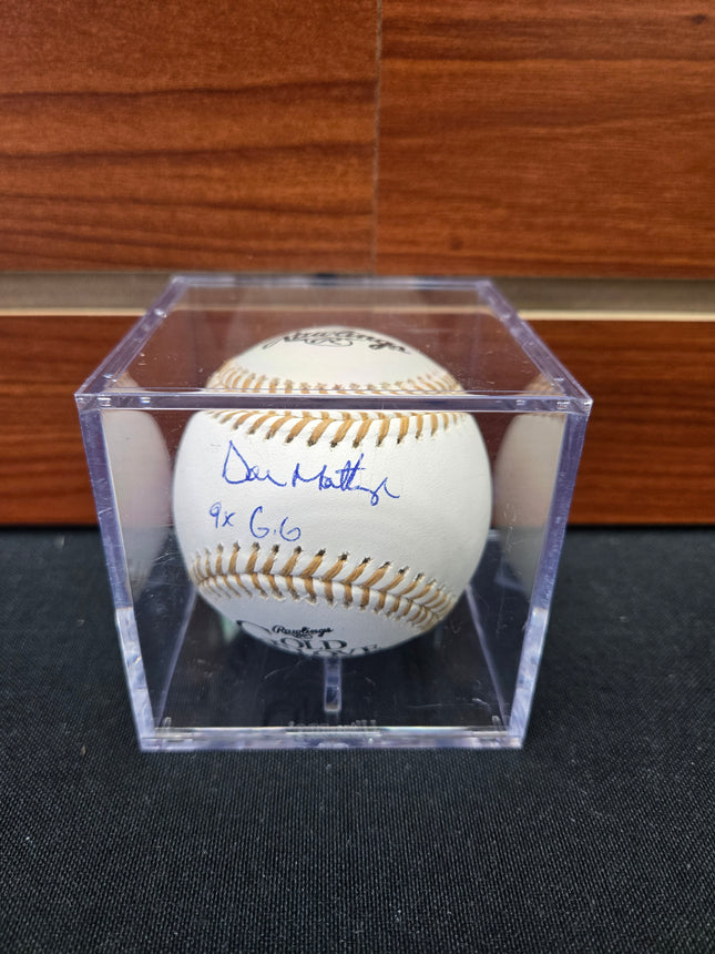 MEM Don Mattingly Signed Baseball