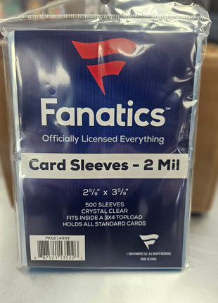 Fanatics Collectibles Card Sleeves 500 ct