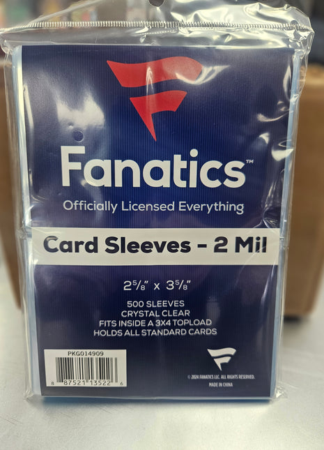 Fanatics Collectibles Card Sleeves 500 ct