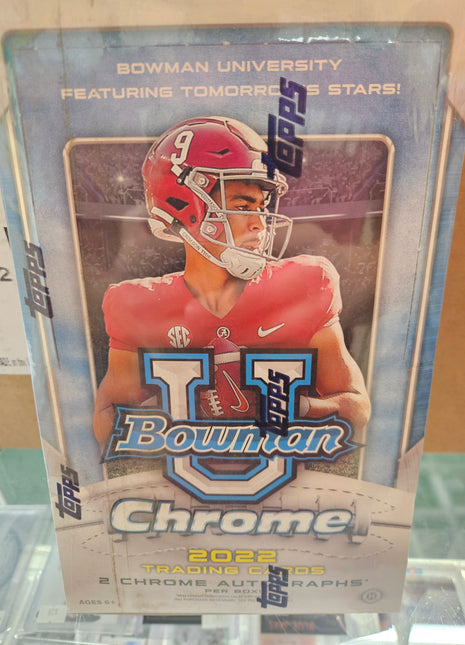 2022 Topps Bowman Chrome U Football Hobby Box