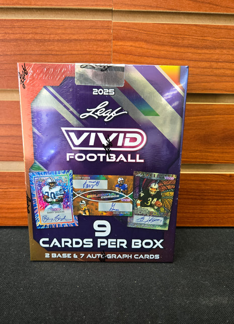 NFL 2025 Leaf Vivid Football Hobby Box