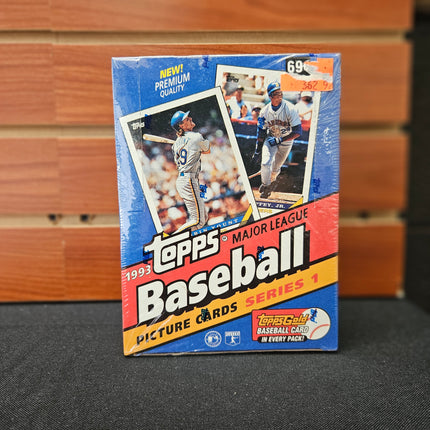 MLB 1993 Topps Series 1 Baseball Hobby Box