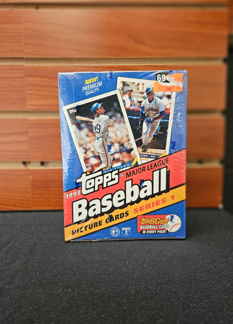 MLB 1993 Topps Series 1 Baseball Hobby Box