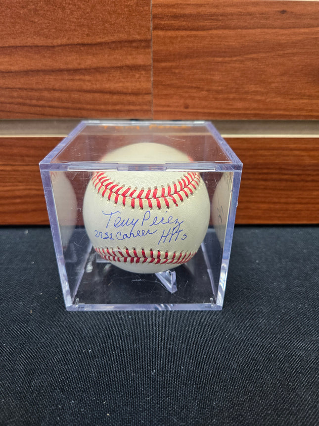 MEM Tony Perez Signed Baseball