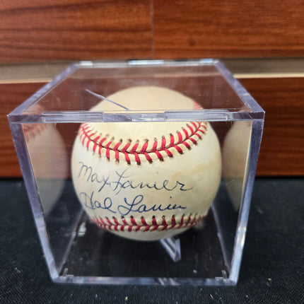 MEM Max & Hall Lanier Signed Baseball