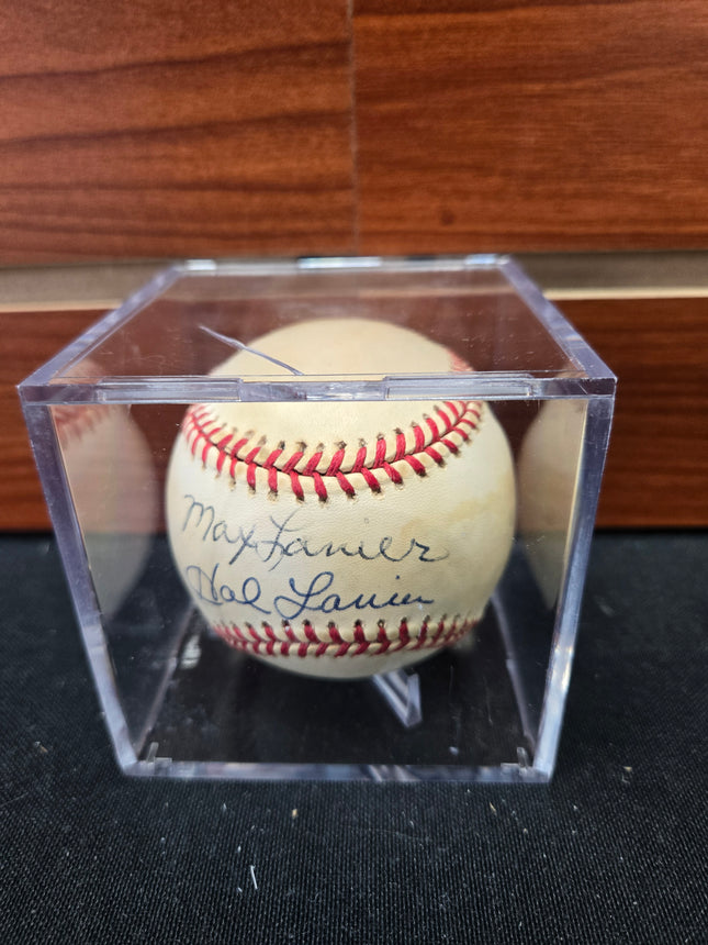 MEM Max & Hall Lanier Signed Baseball