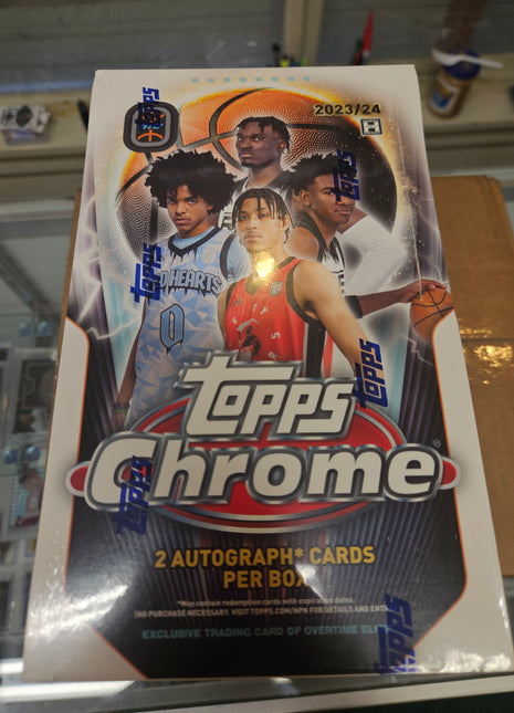 2023-24 Topps Chrome Overtime Elite Basketball Box