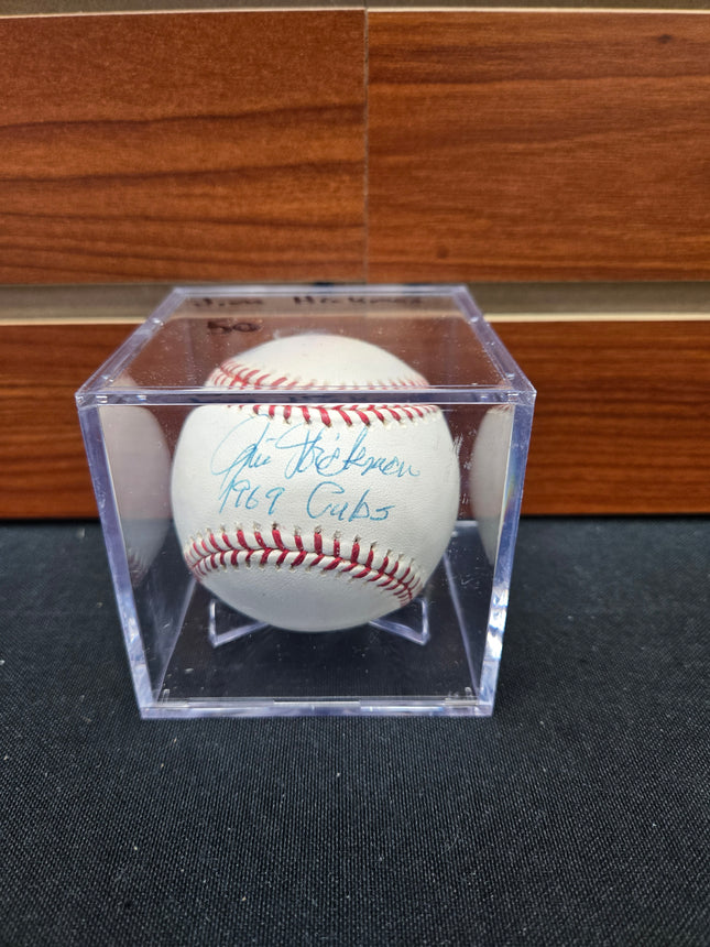 MEM Jim Hickman Signed Baseball
