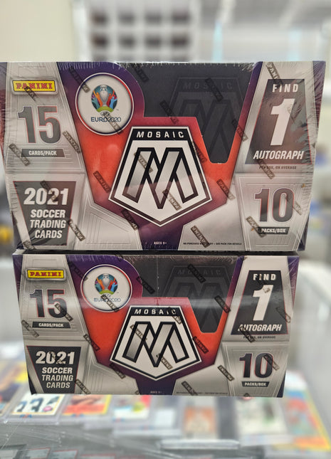 2020-21 Panini Mosaic UEFA Euro Soccer Hobby Box