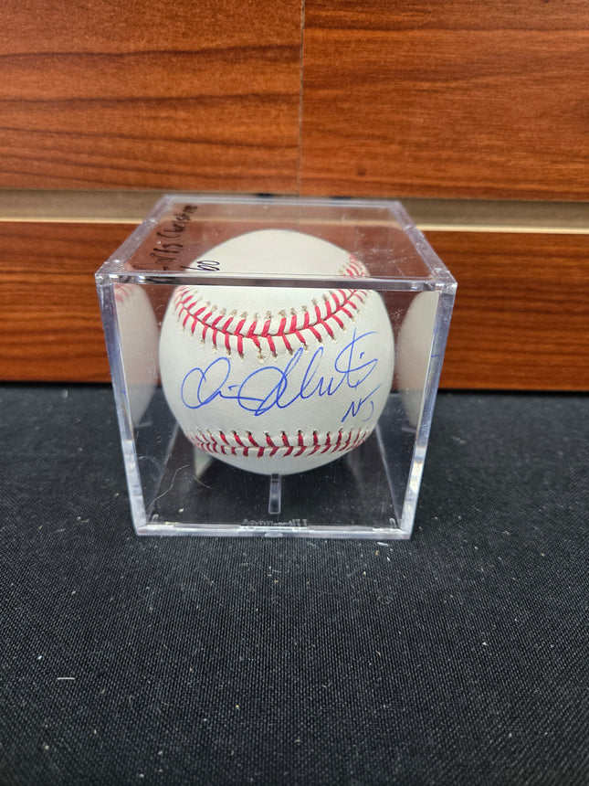 MEM Chris Christie Signed Baseball