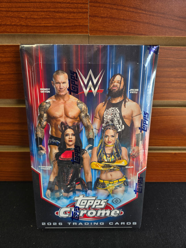 2026 Topps Chrome WWE Hobby Box