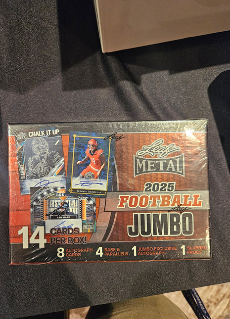2025 Leaf Metal Jumbo Football Box