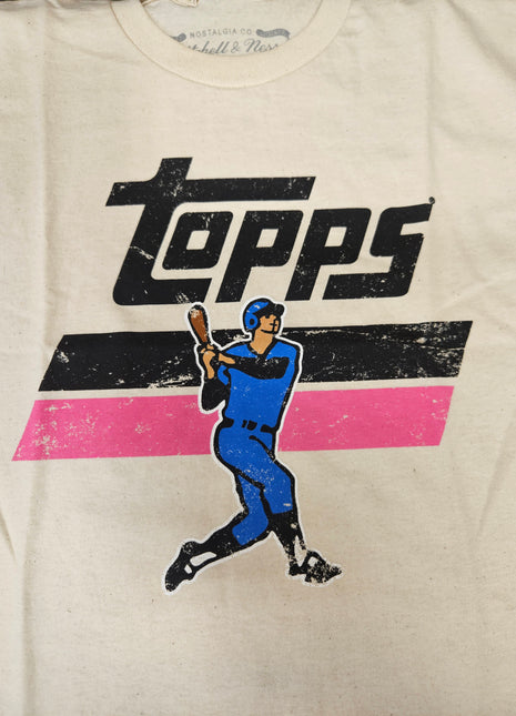 Topps Heritage Cream Stripe Batter T Shirt