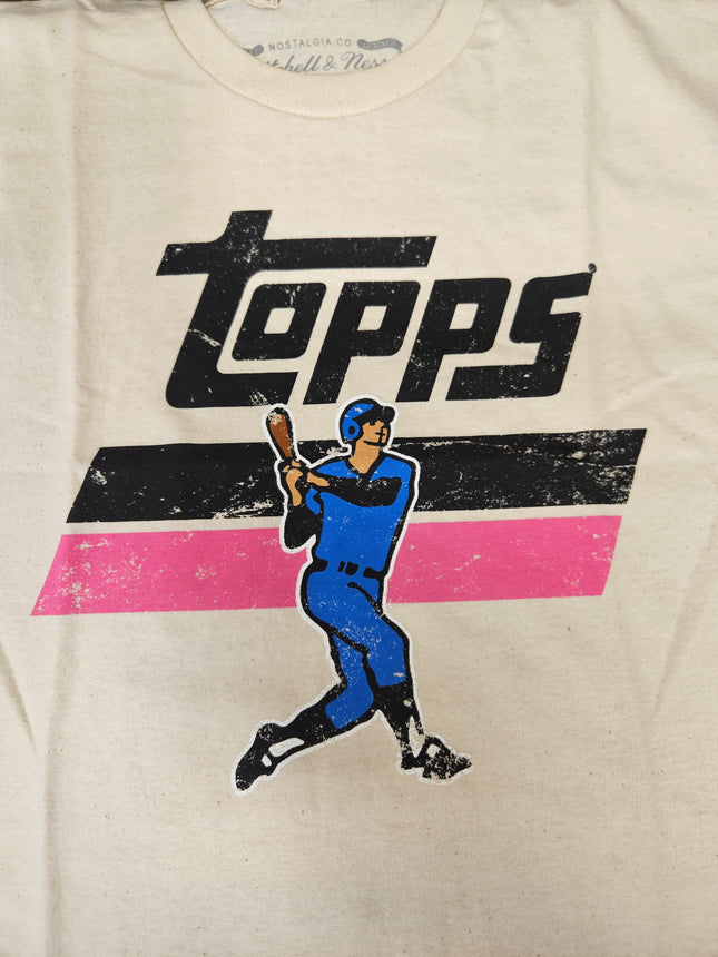 Topps Heritage Cream Stripe Batter T Shirt
