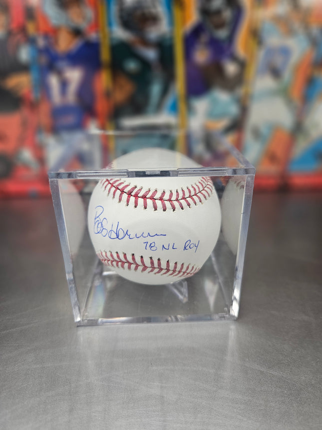 MEM Bob Horner Signed Baseball