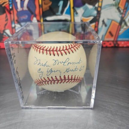 MEM Mike McCormick Signed Baseball