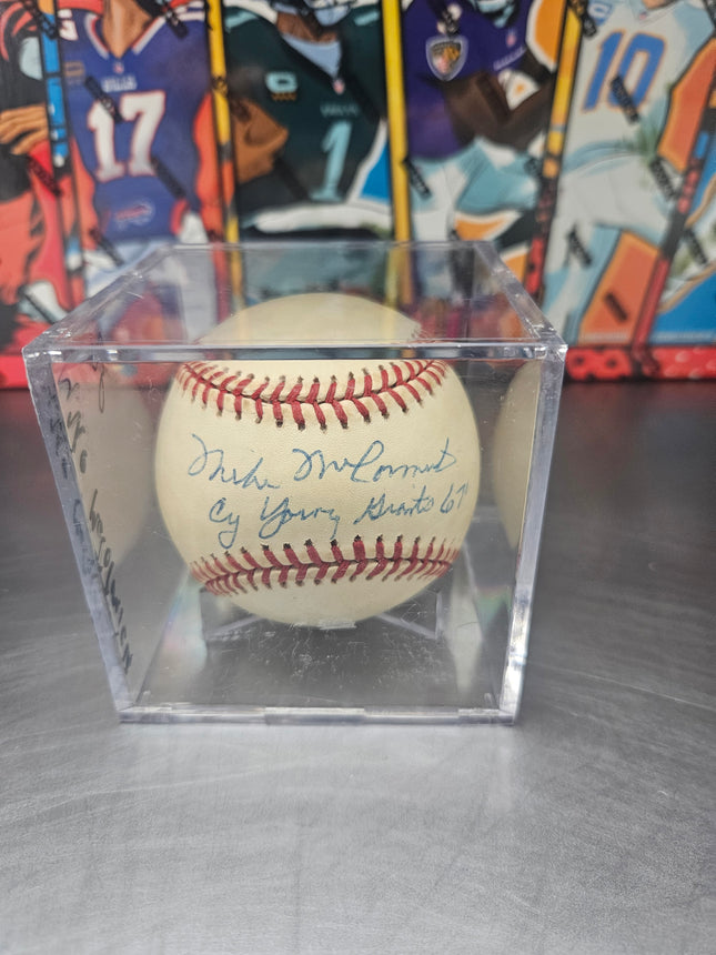 MEM Mike McCormick Signed Baseball