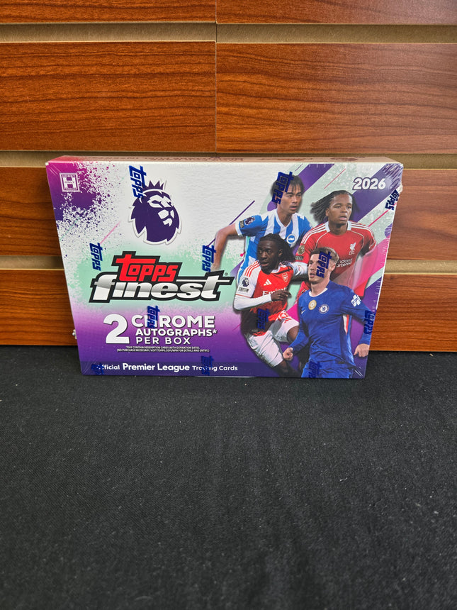 SOCCER 2025-26 Topps Finest Premier League Soccer Box